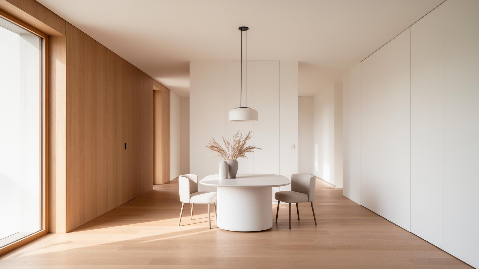 Renoveret minimalistisk dansk hjem af ENOK Totalentreprise
